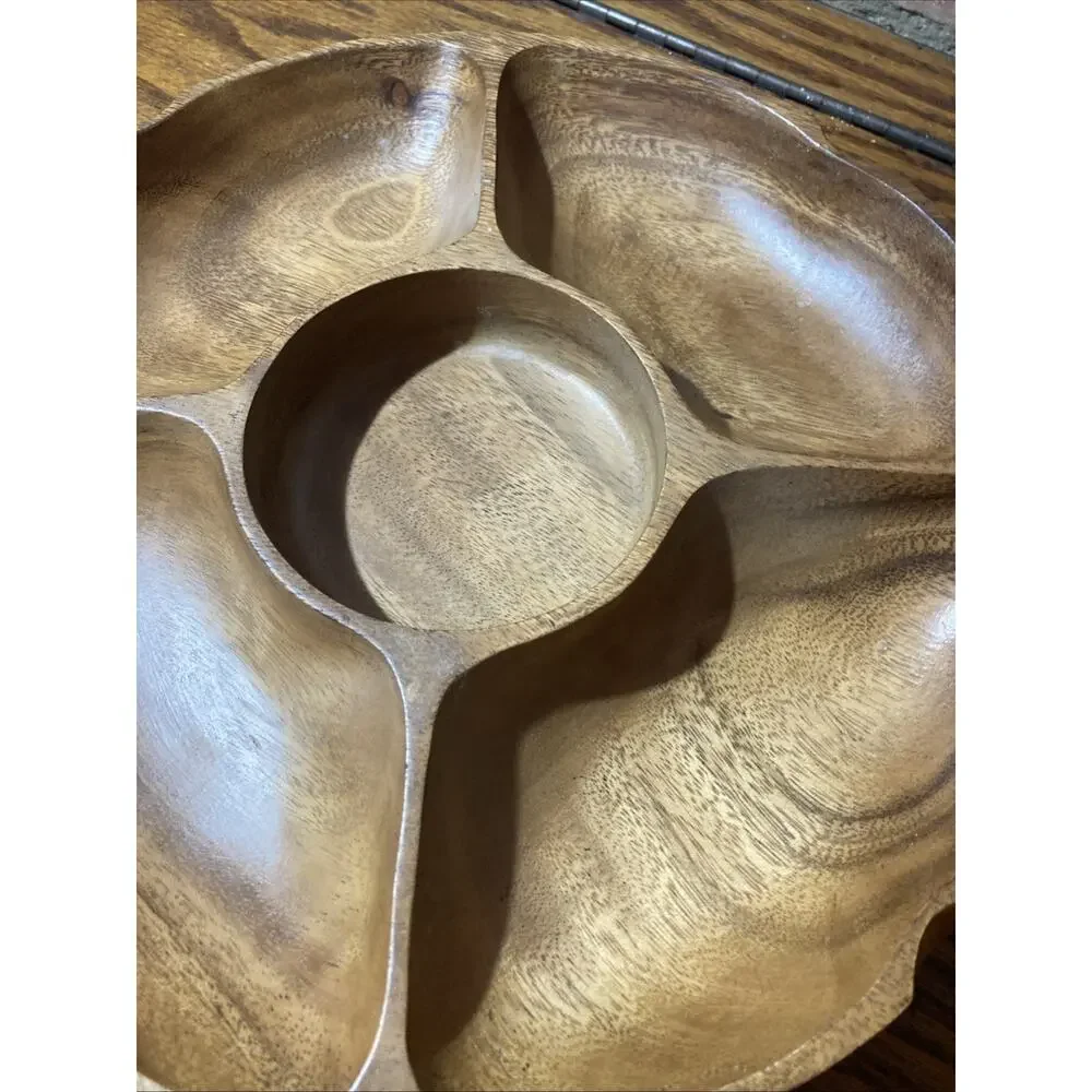 Mountainwoods Chip and Dip Tray, Acacia Wood
